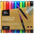 12 piece Fine Tip Dual Markers